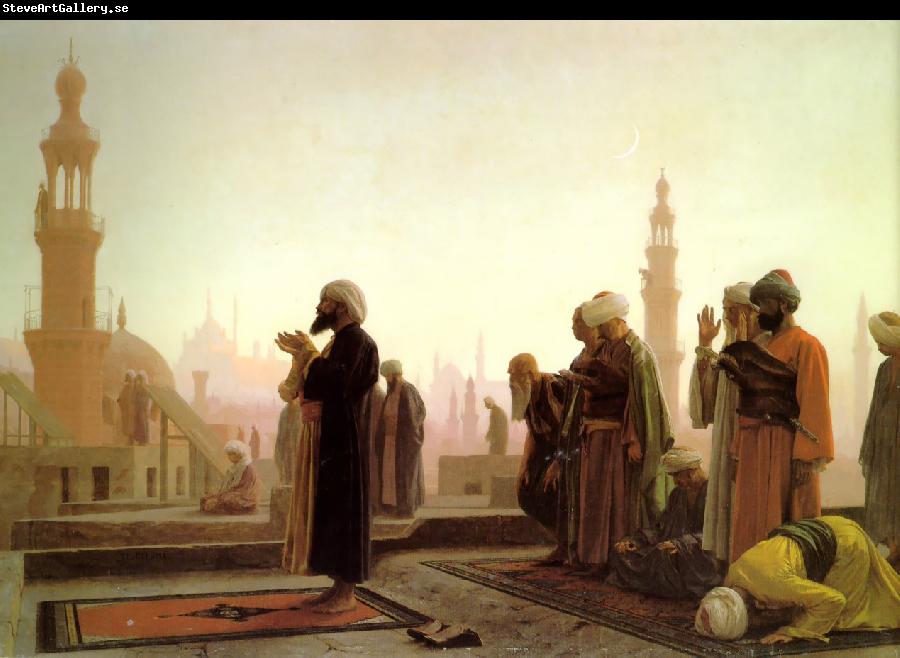 Jean Leon Gerome Prayer on the Rooftops of Cairo